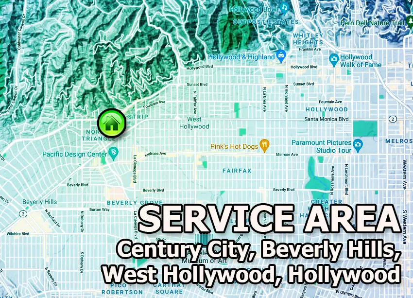 near me west hollywood computer repair service area